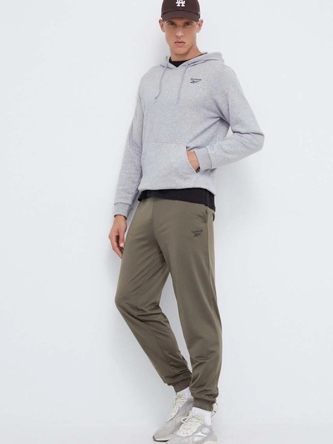 Худі чоловіче Reebok Identity Smal 100067634 XL Сіре (4066751189414) - зображення 3