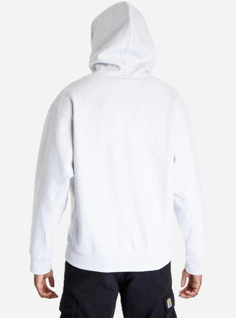 Худі чоловіче Carhartt WIP Hooded American Script I028279-482XX L Сіре (4064958113607) - зображення 2