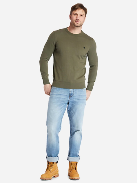 Джемпер чоловічий Timberland TB0A2BMM XXL Оливковий (196246843027) - зображення 3