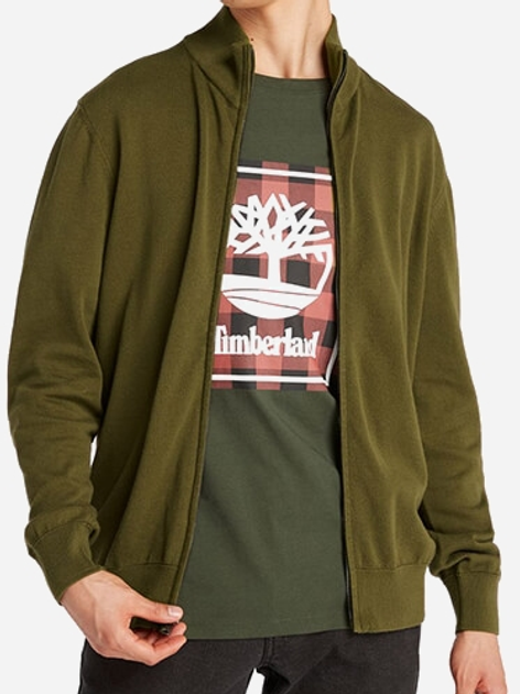 Bluza męska rozpinana streetwear Timberland TB0A2BMZ M Oliwkowa (196246841436) - obraz 1