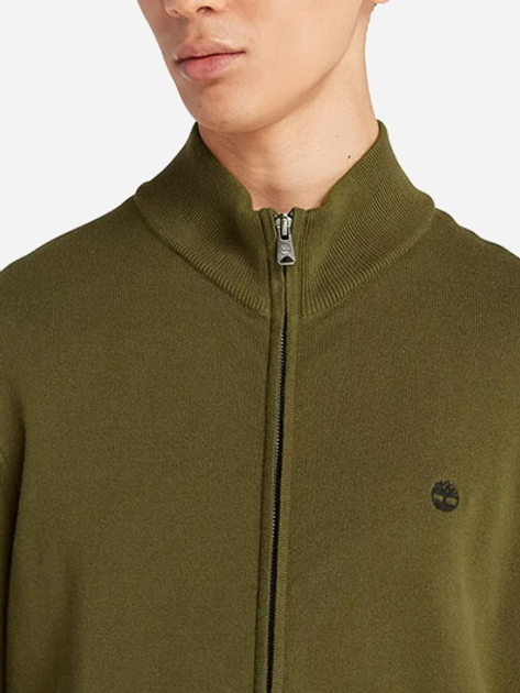 Bluza męska rozpinana streetwear Timberland TB0A2BMZ L Oliwkowa (196246841641) - obraz 4