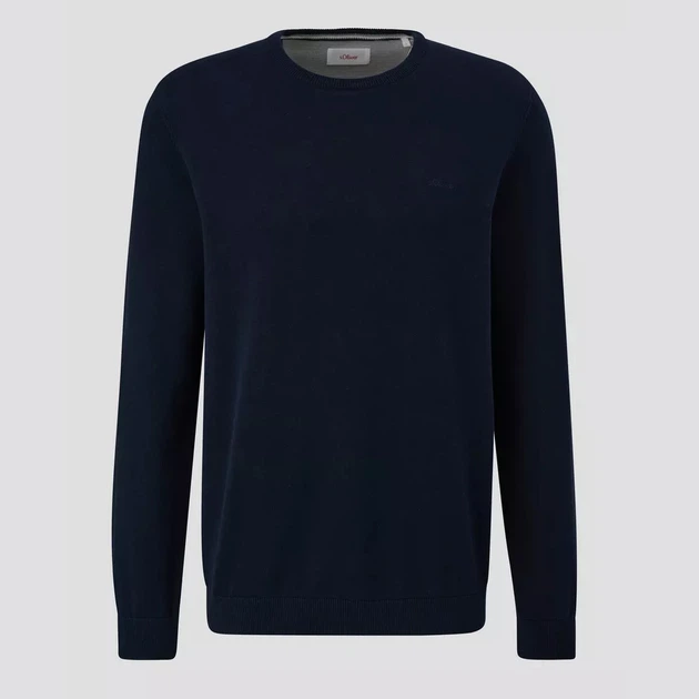 Sweter męski bawełniany s.Oliver 10.3.11.17.170.2143173-5978 XL Ciemnogranatowy (4099974990734) - obraz 6