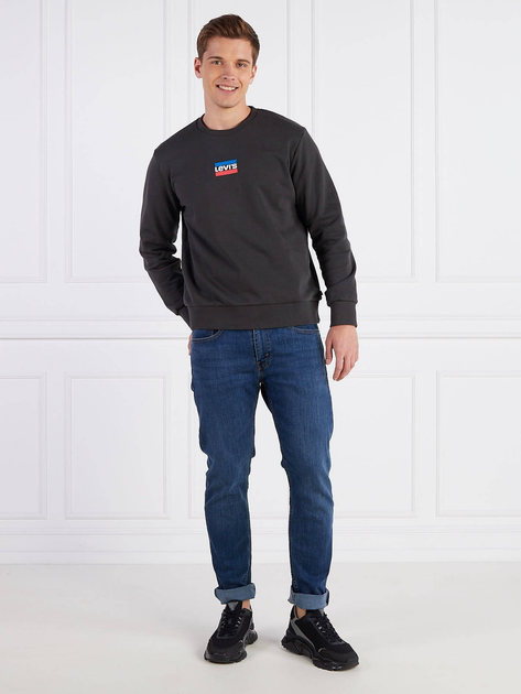 Світшот чоловічий Levi's Standard Graphic Crew Mini Sportswear S 38423-0046 XL Чорний (5401043987894) - зображення 3