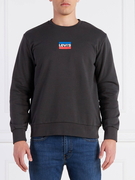 Світшот чоловічий Levi's Standard Graphic Crew Mini Sportswear S 38423-0046 XL Чорний (5401043987894) - зображення 4