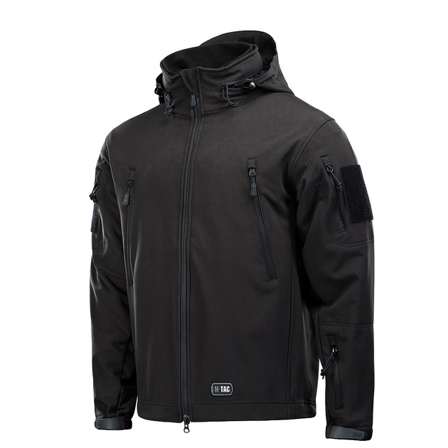 Зимовий Костюм M-Tac SoftShell Куртка з підстібкою Black та Штани чорний розмір XL - зображення 2