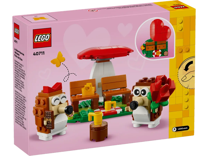 Zestaw klocków LEGO Piknik pary jeżyków 166 elementów (40711) - obraz 3