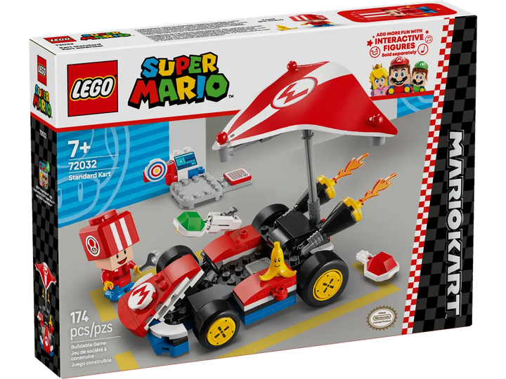 Конструктор LEGO Super Mario Mario Kart: Стандартний Карт 174 елементи (72032) - зображення 1