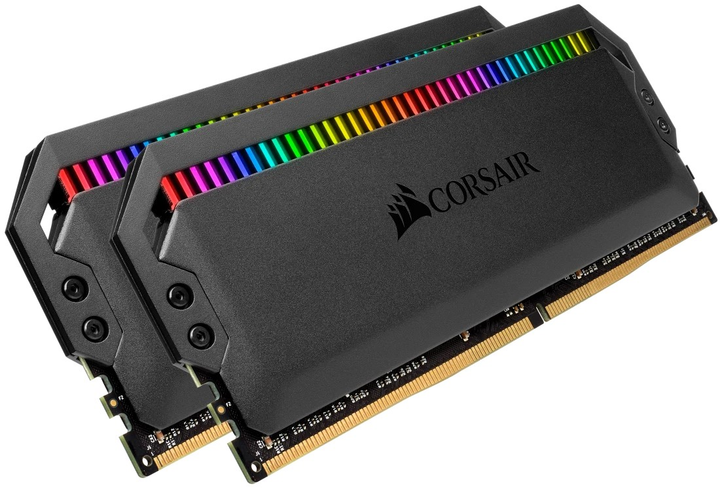 Оперативна пам'ять Corsair DDR4-3600 32768MB PC4-28800 (Kit of 2x16384) Dominator Platinum RGB Black (CMT32GX4M2Z3600C18) - зображення 3