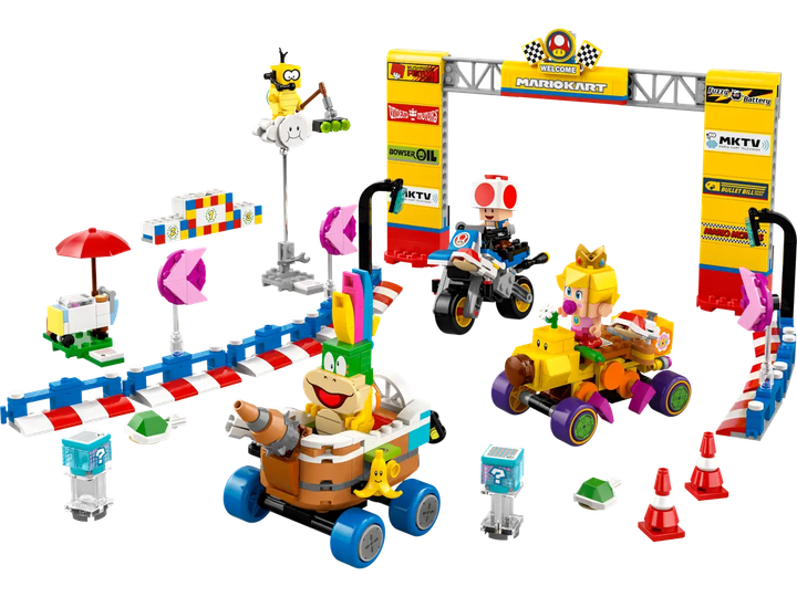 Zestaw klocków LEGO Super Mario Mario Kart: Zestaw Baby Peach i Grand Prix 823 elementy (72036) - obraz 2