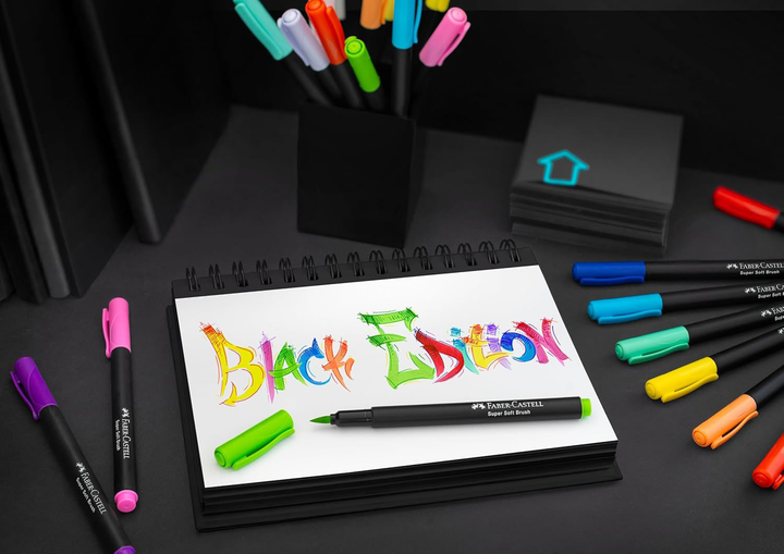 Zestaw flamastrów Faber-Castell Black Edition 20 szt (4005401164524) - obraz 5
