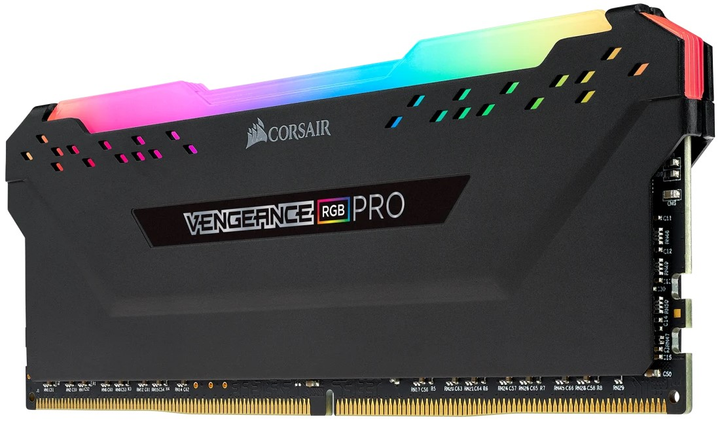 Pamięć RAM Corsair DDR4-3600 16384MB PC4-28800 VENGEANCE RGB PRO Black (CMW16GX4M1Z3600C18) - obraz 2