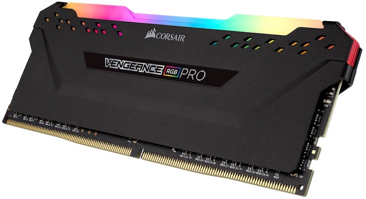 Pamięć RAM Corsair DDR4-3200 8192MB PC4-25600 VENGEANCE RGB PRO Black (CMW8GX4M1Z3200C16) - obraz 5