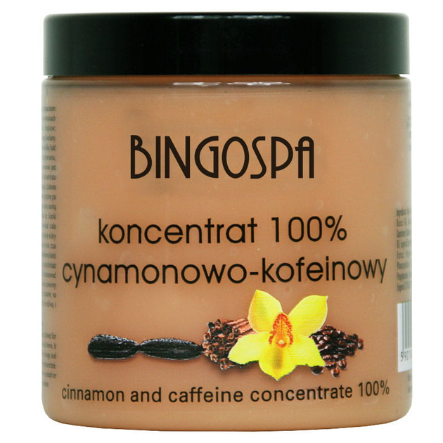 Koncentrat do ciała Bingo Spa Slim and Strong cynamonowo-kofeinowy z L-Karnityną antycellulitowy do wykonywania zabiegów body wrapping 250 g (5901842006838) - obraz 1