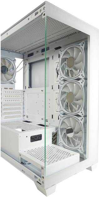 Obudowa LC-Power 715W Gaming Seamless Pale X Mid-Tower White (LC-715W-ON) - obraz 3