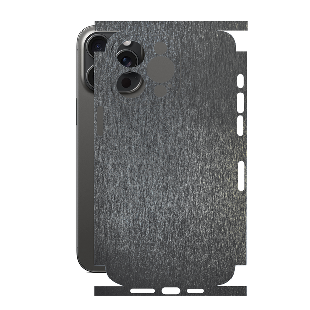 Захисна плівка для Apple iPhone 15 Pro Max Корпус Вініл Метал чорний - Фото 1 Захисна плівка для Apple iPhone 15 Pro Max Корпус Вініл Метал чорний - зображення 1