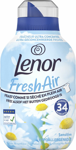 Кондиціонер для білизни Lenor FreshAir Sensitive 6x476 г (8006540850435) - зображення 2