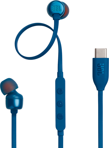 Акція на Навушники JBL Tune 310C USB-C Blue від Rozetka