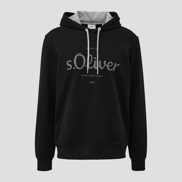 Худі чоловіче s.Oliver 10.3.11.14.140.2132732-99D1 L Чорне (4099973338988) - зображення 6