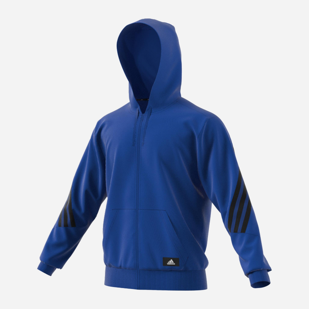 Толстовка Adidas M Fi 3S Fz H39781 S Синя (4064047286601) - зображення 7
