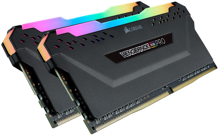 Pamięć RAM Corsair DDR4-3600 16384MB PC4-28800 (Kit of 2x8192) VENGEANCE RGB PRO Black (CMW16GX4M2D3600C16) - obraz 3