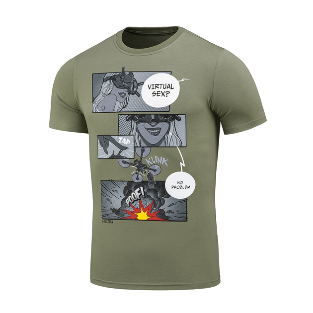 Футболка M-Tac Comics Drone Girl Light Olive 3XL - зображення 1