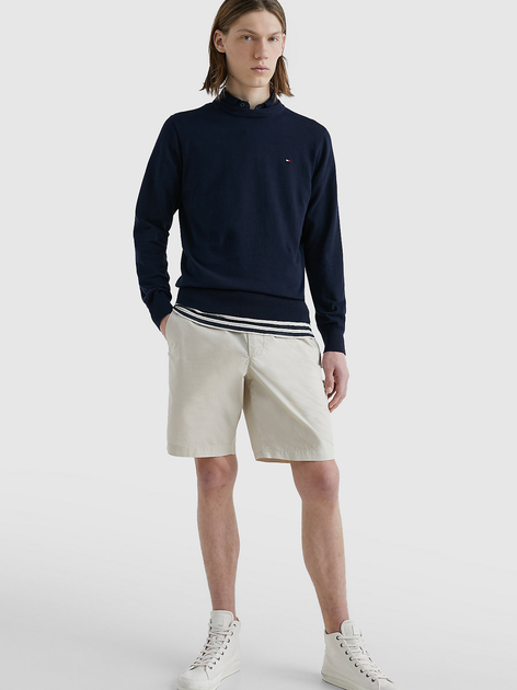 Sweter męski z dzianiny Tommy Hilfiger MW0MW30955-DW5 XL Granatowy (8720642701647) - obraz 3
