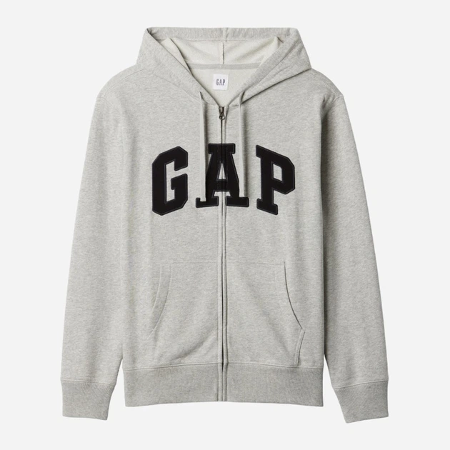 Bluza męska rozpinana streetwear polarowa GAP 868454-02 L Szara (1200132977723) - obraz 5