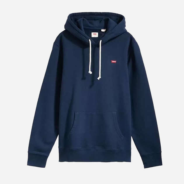 Bluza męska z kapturem kangurka Levi's The Original Hm Hoodie 34581-0009 L Granatowa (5400970008252) - obraz 4