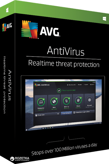 Антивирус AVG Anti-Virus для 3 ПК на 2 года (электронная лицензия) (avc ...