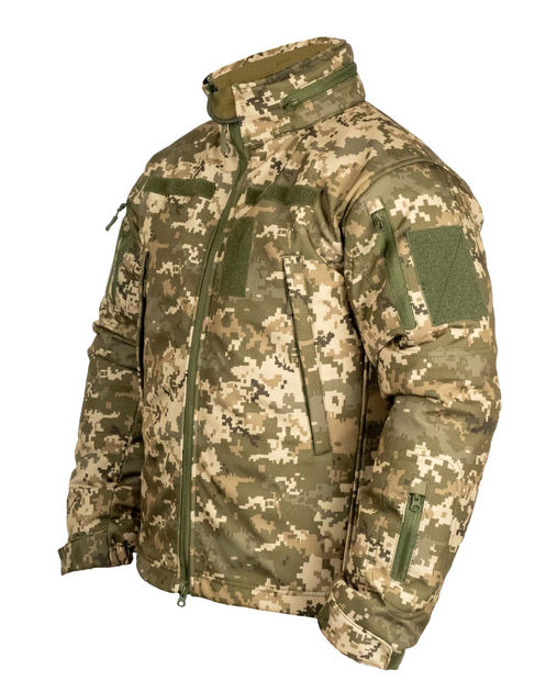 Зимова Куртка WinTac Soft Shell Stalker Winter 2 In 1 4ХL MM14 - изображение 1