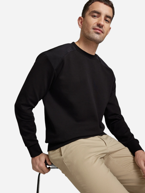 Bluza bez kaptura męska Calvin Klein K10K113091-BEH M Czarna (8720109931044) - obraz 3