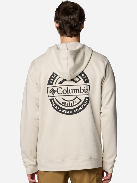 Bluza męska z kapturem Columbia Columbia Trek Graphic Hoodie 2018494280 XL Mleczna (195981404807) - obraz 2