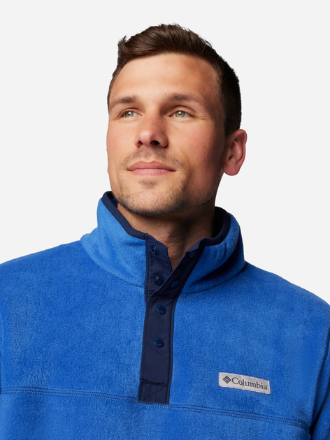 Толстовка на флісі чоловіча Columbia Steens Mountain Half Snap II 2097721433 XL Синя (195981427844) - зображення 5