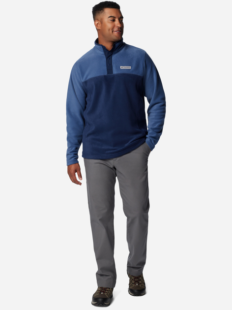 Толстовка на флісі чоловіча Columbia Steens Mountain Half Snap II 2097721465 XL Темно-синя (195981427394) - зображення 3