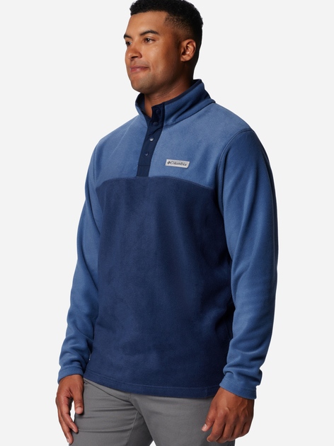 Толстовка на флісі чоловіча Columbia Steens Mountain Half Snap II 2097721465 XL Темно-синя (195981427394) - зображення 4