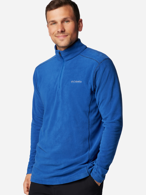 Толстовка на флісі чоловіча Columbia Klamath Range II Half Zip 1352472441 XXL Синя (195980978736) - зображення 1