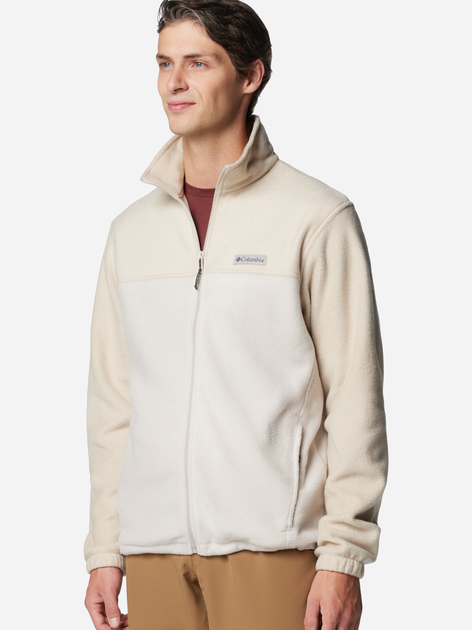 Толстовка на блискавці чоловіча Columbia Steens Mountain Full Zip 2.0 1476671273 L Бежевий/Білий (195981307245) - зображення 4