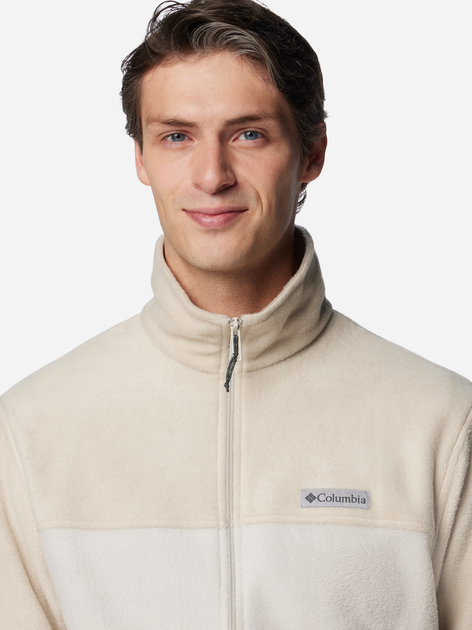 Толстовка на блискавці чоловіча Columbia Steens Mountain Full Zip 2.0 1476671273 XXL Бежевий/Білий (195981307269) - зображення 5