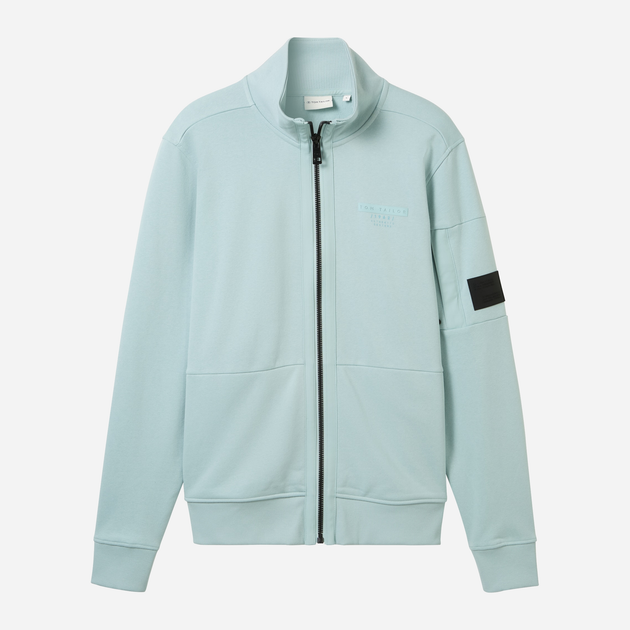 Bluza męska rozpinana streetwear Tom Tailor 1043294 M Miętowa (4068127175793) - obraz 5