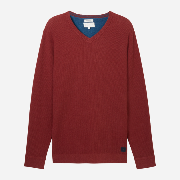 Pulower męski Tom Tailor 1044444 L Bordowy (4068127009135) - obraz 6