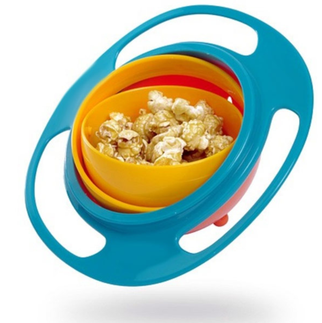Непроливайка тарелка для детей, Universal Gyro Bowl - Фото 2 Непроливайка тарелка для детей, Universal Gyro Bowl - изображение 2
