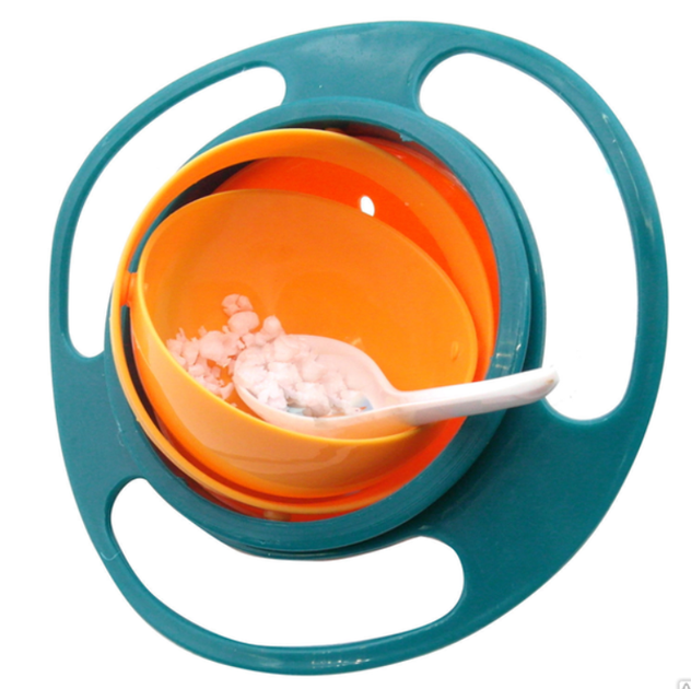 Непроливайка тарелка для детей, Universal Gyro Bowl - Фото 3 Непроливайка тарелка для детей, Universal Gyro Bowl - изображение 3