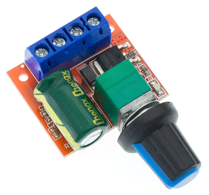 Модуль мотору 5А DC-DC контролю керування 4.5V-35V швидкості двигуна - Фото 2 Модуль мотору 5А DC-DC контролю керування 4.5V-35V швидкості двигуна - изображение 2