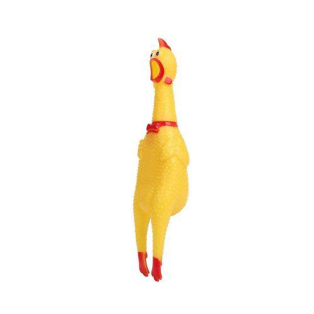 Резиновая игрушка "Кричащая курица" (17 см) (TS271195210591) – фото ...