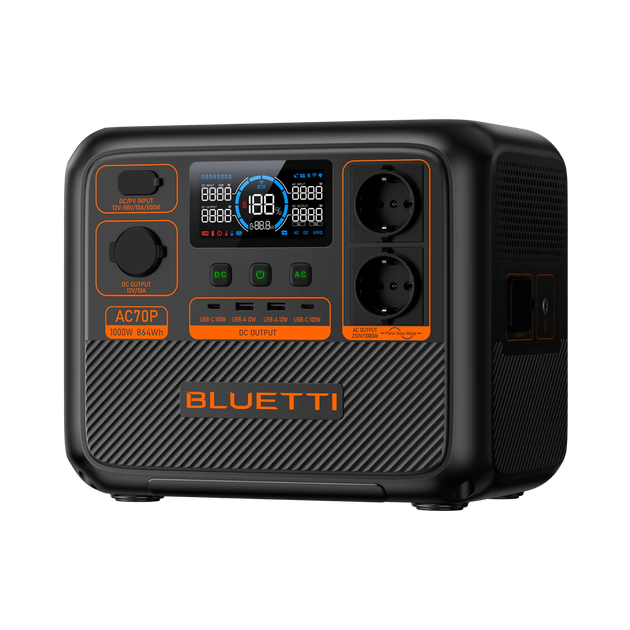 Портативна зарядна станція Bluetti AC70P (864Wh) (AC70P) - зображення 3