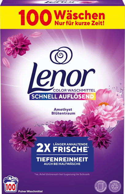 Proszek do prania Lenor Amethyst Color 6 kg (8700216093637) - obraz 1