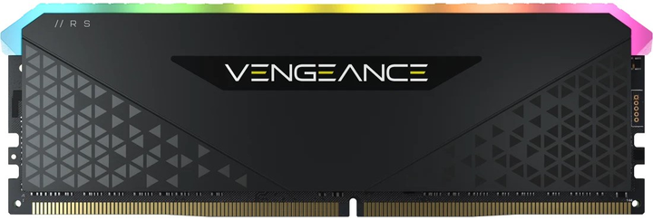 Pamięć RAM Corsair DDR4-3200 8192MB PC4-25600 VENGEANCE RGB RS Black (CMG8GX4M1E3200C16) - obraz 1