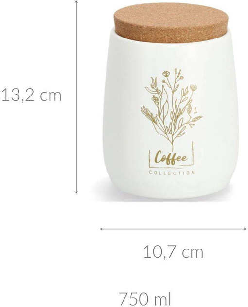 Puszka Zeller Coffee z korkową pokrywką 750 ml (4003368193847) - obraz 2