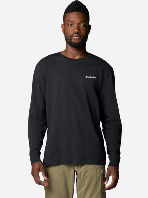 Лонгслів чоловічий Columbia North Cascades Long Sleeve Tee 1834021008 M Чорний (195981693270) - зображення 4