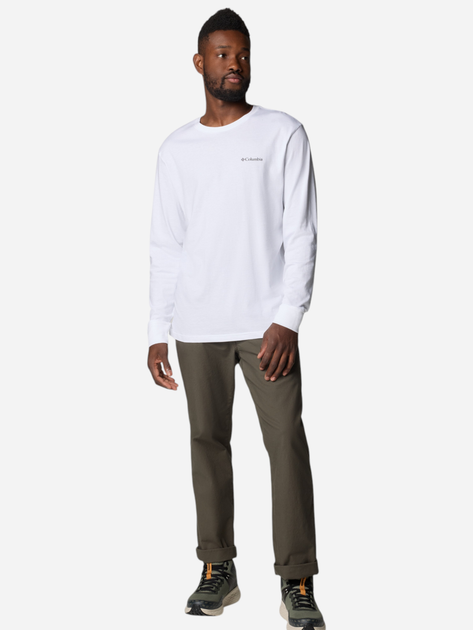 Longsleeve męski Columbia North Cascades Long Sleeve Tee 1834021119 XL Biały (195981692051) - obraz 3